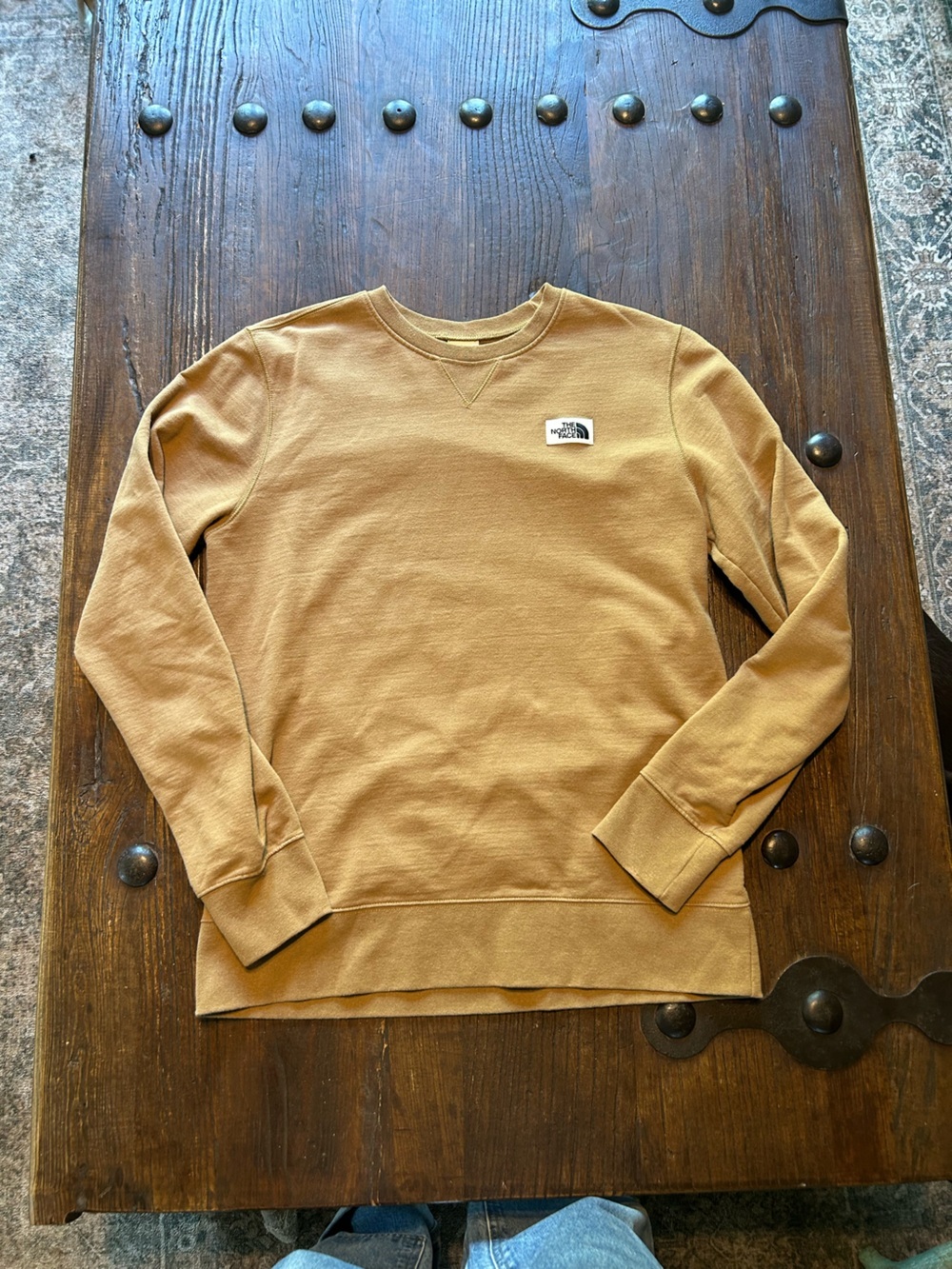 The North Face Men's Crewneck Sweater in Camel